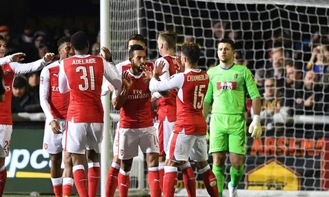 Sutton 0-2 Arsenal (Vòng 5 FA Cup)