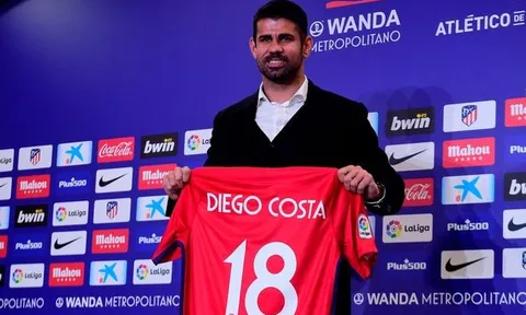 'Tân binh' Diego Costa CHÍNH THỨC ra mắt Atletico Madrid