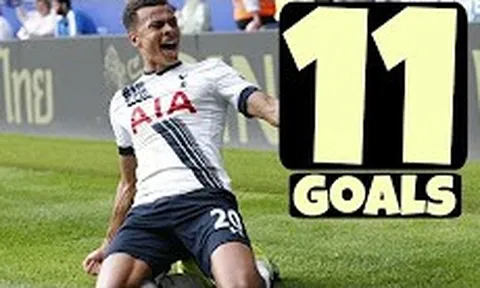 Tất cả 11 bàn thắng của Dele Alli trong mùa giải năm nay