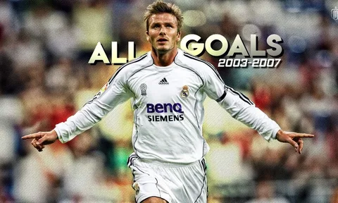 Tất cả bàn thắng của David Beckham cho Real Madrid