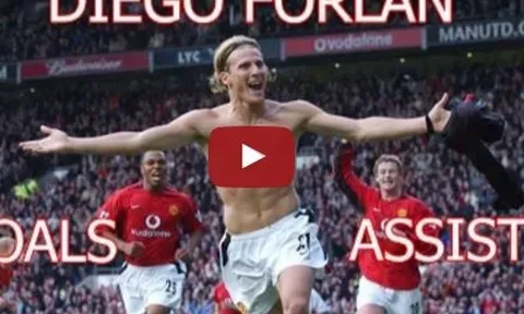 Tất cả bàn thắng và kiến tạo của Diego Forlan cho Man United