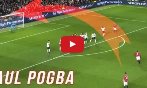 Tất cả những lần sút trúng khung gỗ của Paul Pogba mùa này