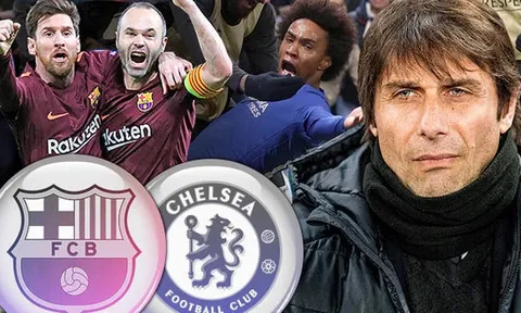 Conte tiếc đứt ruột khi Messi phá lưới Chelsea