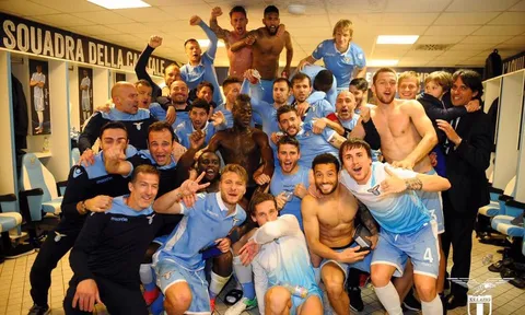 Thắng Roma, Lazio ăn mừng như những nhà vô địch
