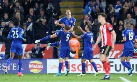 Thắng Sunderland, Leicester tiếp tục làm nên điều không tưởng