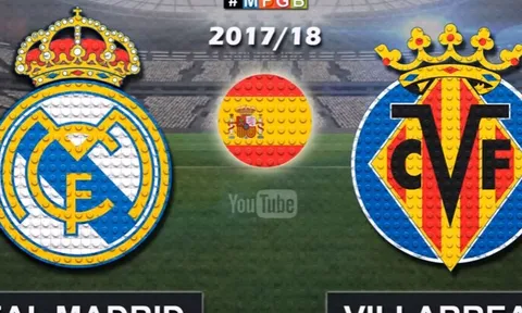 Thất bại của Real trước Villarreal theo phong cách Lego