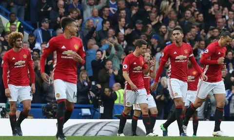 Thất bại đậm 0-4 của Man Utd trước Chelsea (lượt đi NHA)