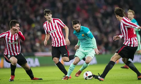 Thi đấu nhạt nhòa, Barca thua sấp mặt trước 9 người của Bilbao