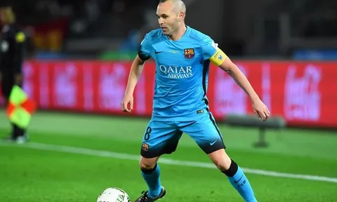 Thống kê gây sốc về Iniesta