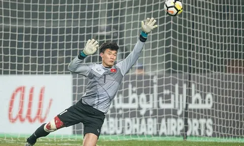 Thủ môn Tiến Dũng quyết cùng U23 Việt Nam đánh bại U23 Uzbekistan