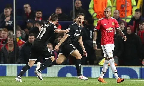 Thua sốc Sevilla, Man Utd ngậm ngùi chia tay giấc mơ Champions League