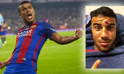 Tiền vệ Barca dính chấn thương rùng rợn