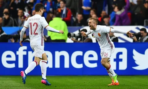 "Tiểu Messi" tỏa sáng, Tây Ban Nha đánh bại Pháp ngay tại Stade de France