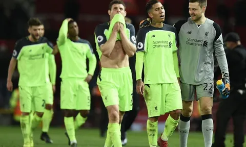 Thống kê tháng 1 kinh hoàng của Liverpool