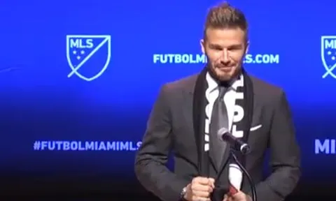 Toàn cảnh họp báo ra mắt đội bóng của Beckham