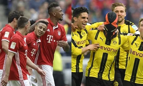 Tổng hợp Bundesliga: Hùm xám vươn oai, Derby vùng Ruhr kịch tính
