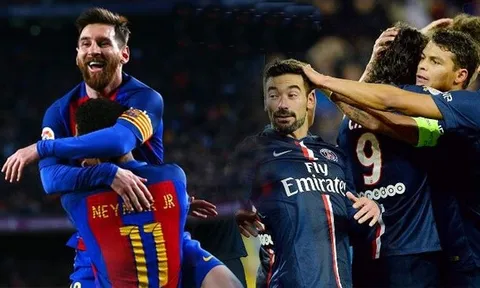 Tổng hợp tất cả các bàn thắng trong cuộc đối đầu giữa Barca - PSG