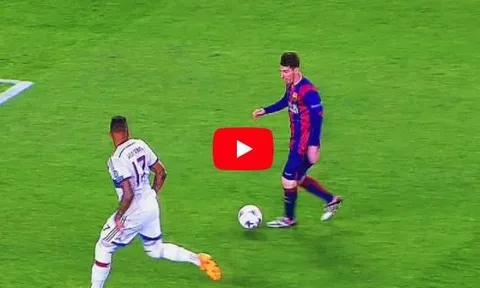 Top 10 bàn thắng có 1 không 2 của Lionel Messi