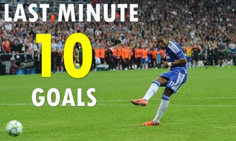 Top 10 bàn thắng phút cuối kinh điển của Chelsea