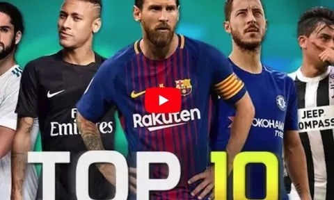 Top 10 cầu thủ rê bóng giỏi nhất mùa 2017/18