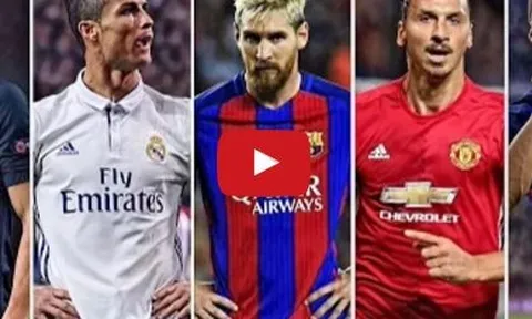 Top 10 tay săn bàn đỉnh nhất mùa 2016/17