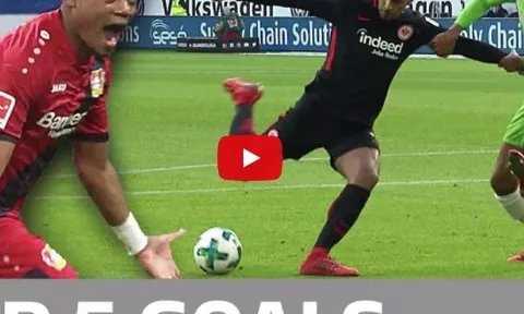 Top 5 bàn thắng đẹp nhất vòng 19 Bundesliga
