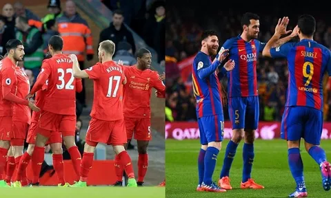 Top 5 CLB có hàng công khủng nhất châu Âu: Liverpool đứng đầu nước Anh, Barca chưa phải số 1