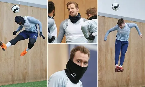 Tottenham chống giá rét bằng chế độ tập luyện đặc biệt