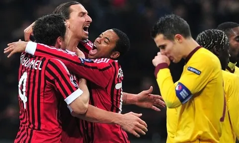 Trận cầu kinh điển: AC Milan 4-0 Arsenal (2011/12)