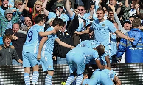 Trận cầu kinh điển: Man City 3-2 QPR (Ngoại hạng Anh 2011/2012)