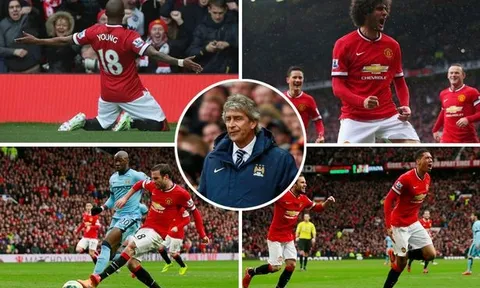 Trận cầu kinh điển: Manchester United 4-2 Manchester City (2014/15)