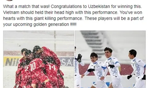 Trọng tài bắt chung kết khen lấy, khen để U23 Việt Nam