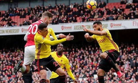 TRỰC TIẾP Arsenal 2-0 Watford: Aubameyang trả lễ, Mkhitaryan ghi bàn (KẾT THÚC)