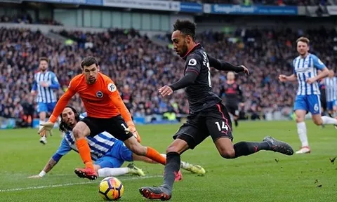 TRỰC TIẾP Brighton 2-1 Arsenal: Nỗ lực cuối cùng (KẾT THÚC)