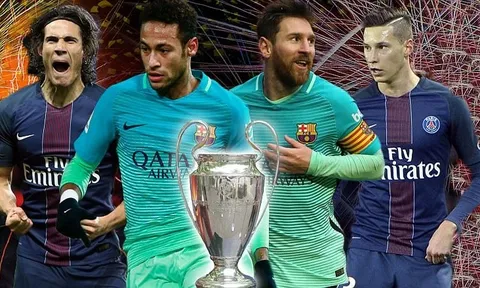 TRỰC TIẾP PSG 4-0 Barcelona: Kết quả bất ngờ (Kết thúc)