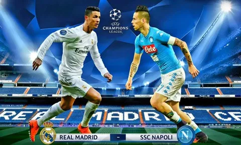 TRỰC TIẾP Real Madrid 3-1 Napoli: Rộng cửa vào Tứ kết (Kết thúc)