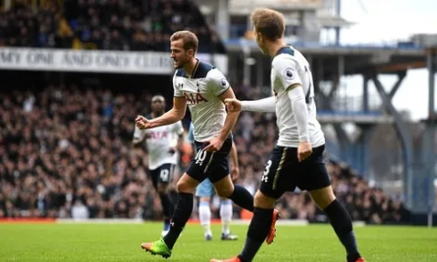 TRỰC TIẾP Tottenham 4-0 Stoke City (KT): Harry Kane rực sáng