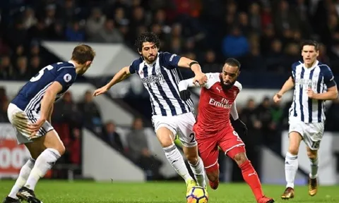 TRỰC TIẾP West Brom 1-1 Arsenal: West Brom vùng lên (KẾT THÚC)