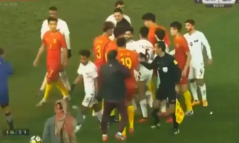 U23 Trung Quốc bị loại, còn dọa đánh Qatar và trọng tài