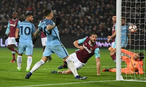 Tung đội hình chính, Man City đè bẹp West Ham ở vòng 3 FA Cup