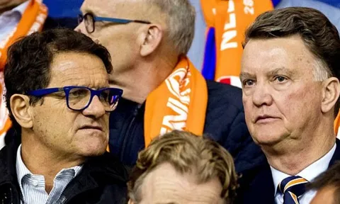 Van Gaal trầm tư chứng kiến thất bại của Hà Lan