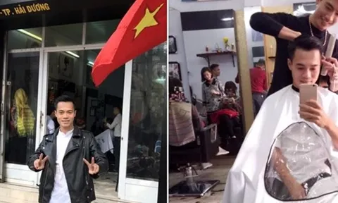 Văn Toàn đổi kiểu tóc đón năm mới 2017