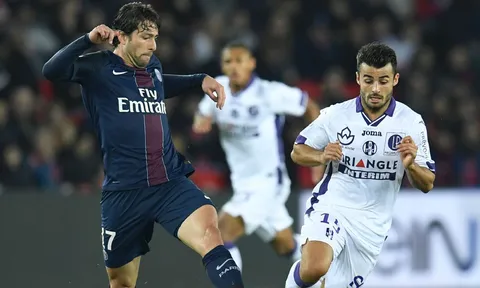 Vắng Di Maria, PSG hòa thất vọng Toulouse