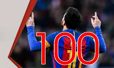 Vào ngày này | 16.1 | Messi và bàn thắng thứ 100 huyền thoại