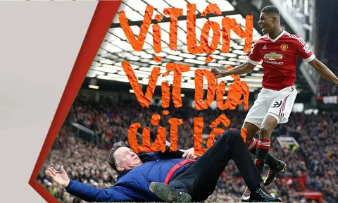 Vào ngày này |28.2| Kỷ niệm 1 năm van Gaal té "ngửa mặt lên"