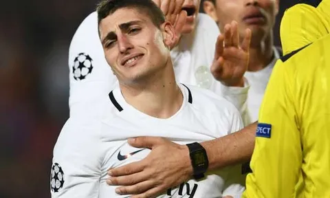 Verratti: 'Barca đã dạy cho PSG bài học, trọng tài không có lỗi'