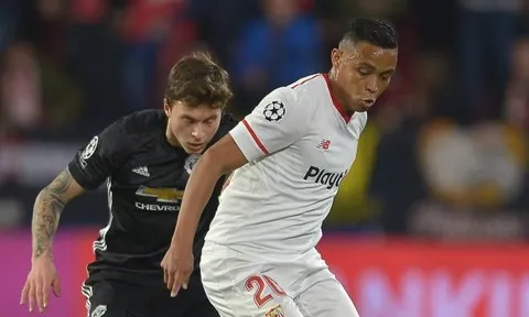 Victor Lindelof thể hiện ra sao vs Sevilla?