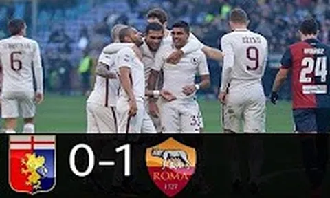 Video thắng lợi AS Roma 1-0 Genoa