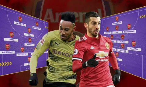 Với Aubameyang, Arsenal có hơn một 4-4-2 bất bại
