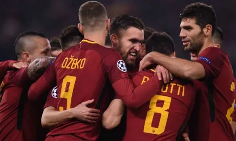 Với đòn chí mạng của Dzeko, Roma tạo nên lịch sử tại Champions League